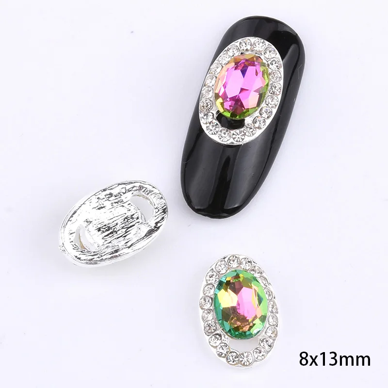 TCJ12 10 шт. Кристалл ongles decoracion Унас блестящие драгоценные камни для ногтей Амулеты Стразы для украшения ногтей материалы инструменты поставки TCJ12~ 16 - Цвет: TCJ12