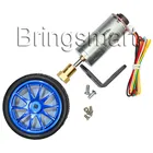 Bringsmart DC 12 В, корпус датчика 18-1930 обмин, Коробка передач двигателя, микро электрический мотор, колесная консоль с шиной, муфта для DIY робота