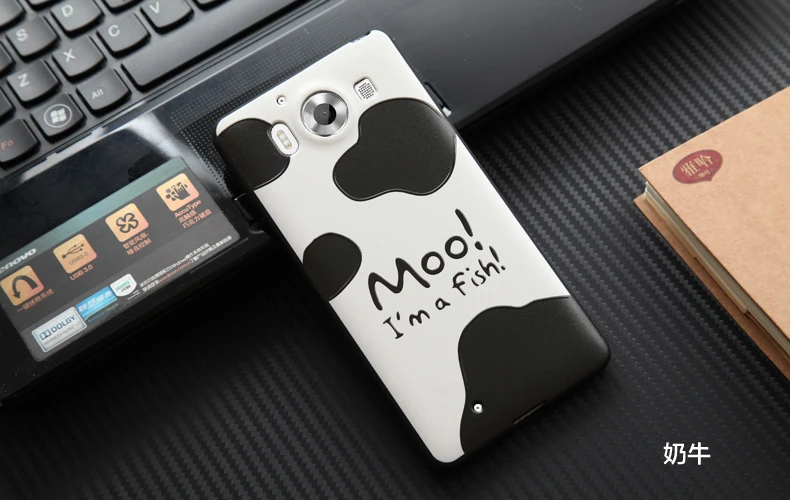 For Nokia lumia 950 Coque Phone Bag Cover Cases Silicone Luxury 3D Relief Print Pattern Soft Back |