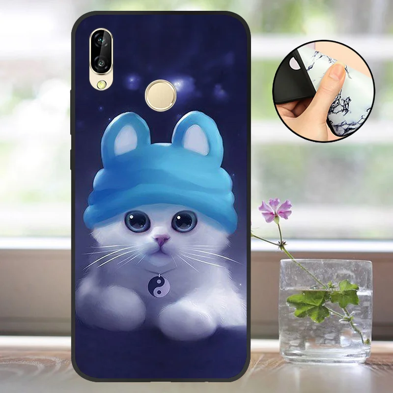 BGM Чехол для huawei P20 Lite, мягкий силиконовый бампер для huawei P20 Lite P20lite, чехол для телефона P 20 Lite, защита для задней панели - Цвет: BGM