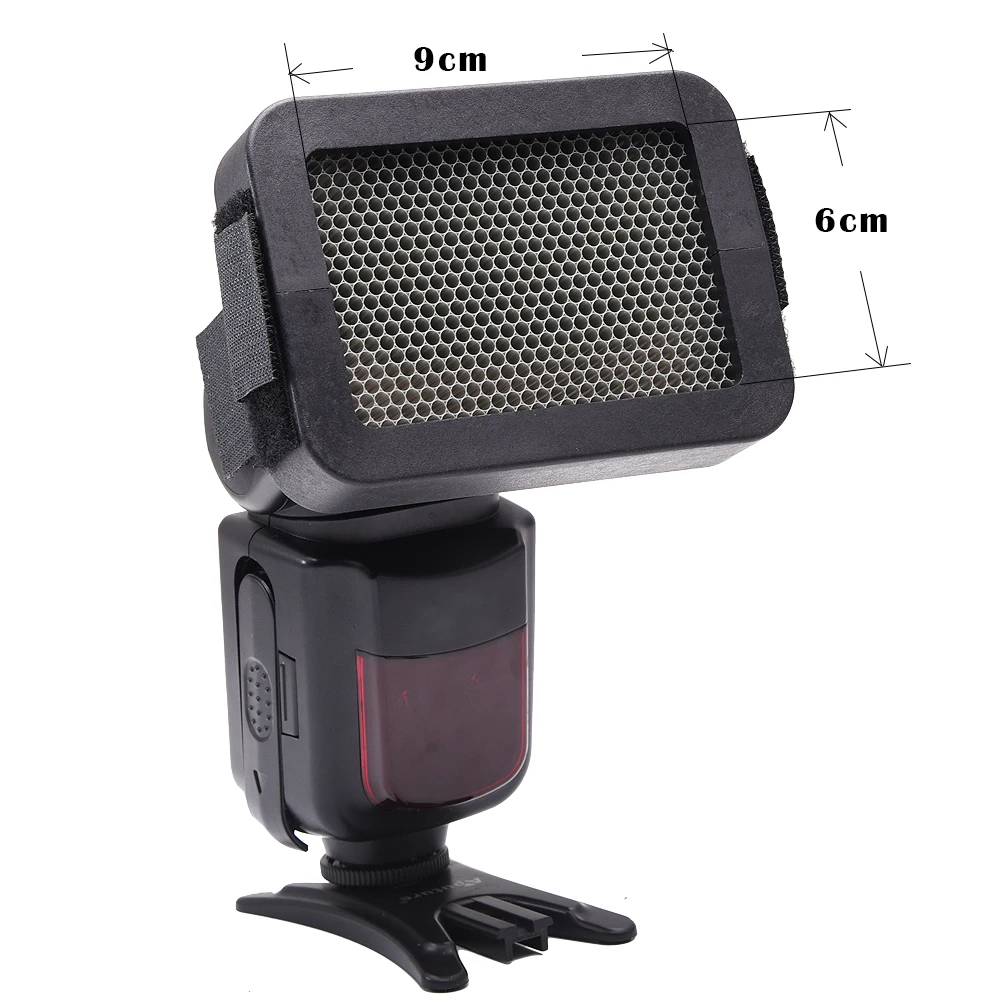 

SETTO 1/4-Inch Universal Honeycomb Grid for External Camera Flashes 1/4" Honeycomb Grid for canon nikon Godox YongNuo Speedlite