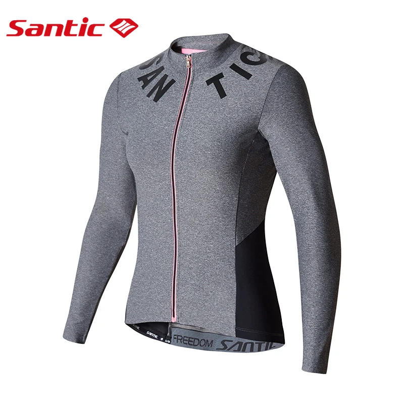 Santic, женские майки для велоспорта, с длинным рукавом, Pro Fit, SANTIC, N-FEEL, городской досуг, дорожный велосипед, для езды на велосипеде, рубашки, одежда для велоспорта, L7C01078