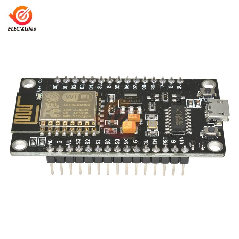 Беспроводной модуль NodeMcu V3 ESP8266 Wi-Fi плата разработки Интернет вещей CH340 Micro USB для