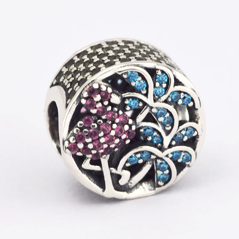 

Original 925 Sterling Silver Beads Fits Europe Bracelet Tropical Flamingo Bead Charm for Women DIY Jewelry Kralen Wholesale