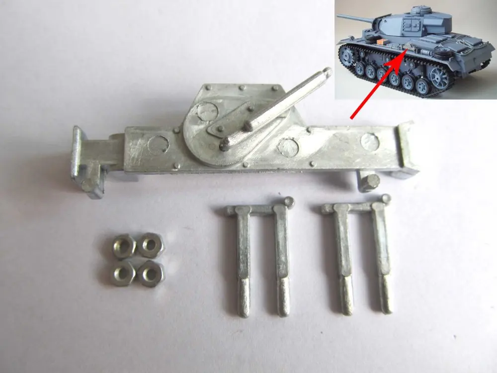 Металический подъемный домкрат Mato с фиксатором для 1/16 1:16 RC Panzer III IIIH Stug tank|jack jack|jack