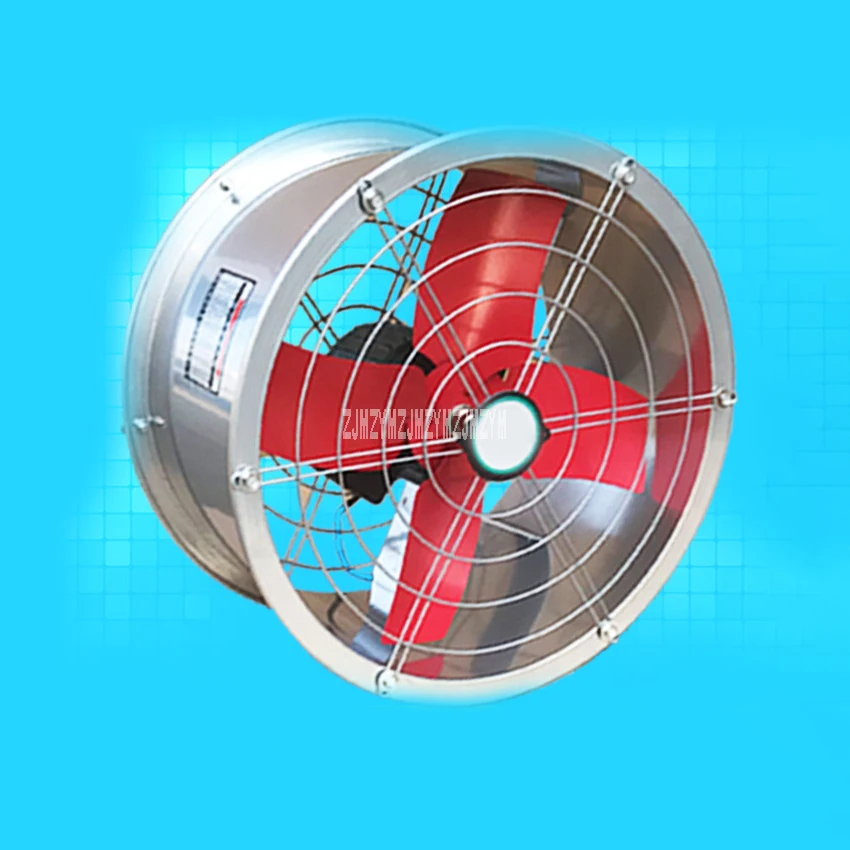 

3B-4 12 Inch Cylinder Exhaust Fan Strong Mute Wall Ventilator Kitchen Extractor Fan Bathroom Draft Fan Industry Small Blower