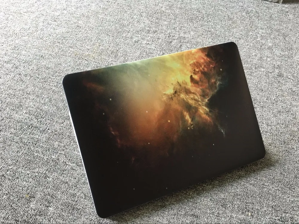 RyGou для MacBook Air 13 Чехол, Galaxy Print пластиковый защелкивающийся чехол s подходит для Mac Book Air 11 13 A1932 A1370 A1465 A1369 A1466 чехол