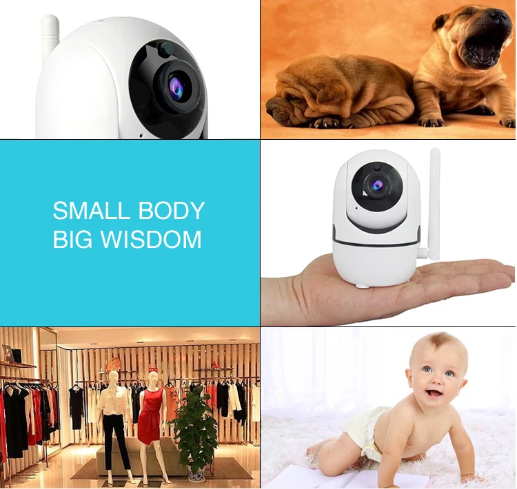 HD 1080 P Облако IP Камера 720 Беспроводной Intelligent Auto Tracking человека охранных сетевая
