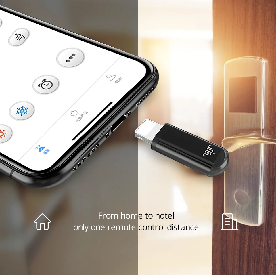 PZOZ Универсальный ИК-пульт дистанционного управления для iphone samsung Xiaomi Smart инфракрасный пульт дистанционного управления ler телефонный адаптер для ТВ Кондиционер