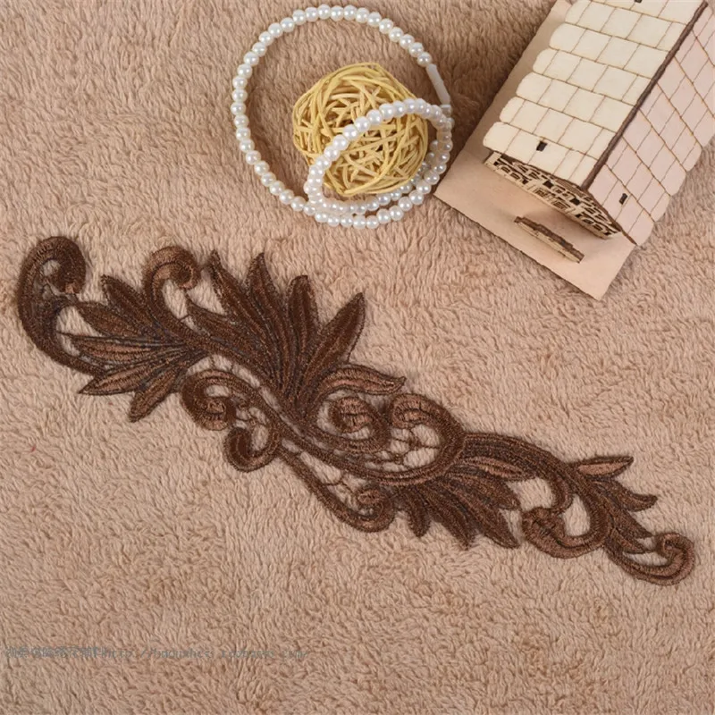 2 шт. венецианские кружевные аппликации 11 цветов 28x9 см|lace applique|wedding lacevenice lace |
