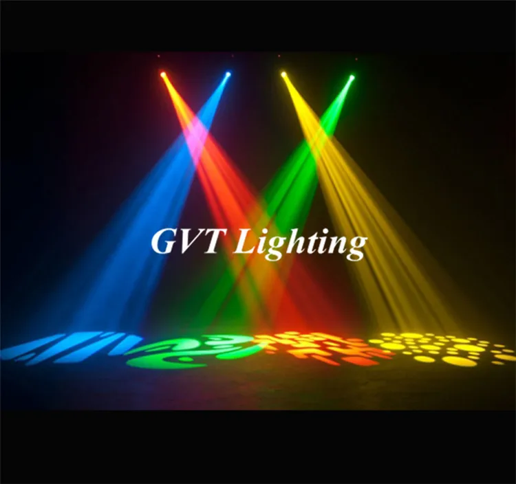 6 шт./Лот Мини 30 Вт RGBW LED Gobos движущийся головной сценический свет DMX