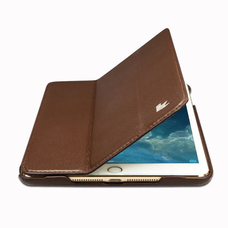 Jisoncase кожаный чехол для iPad Mini 2 3 ультратонкий складной книжка роскошный брендовый
