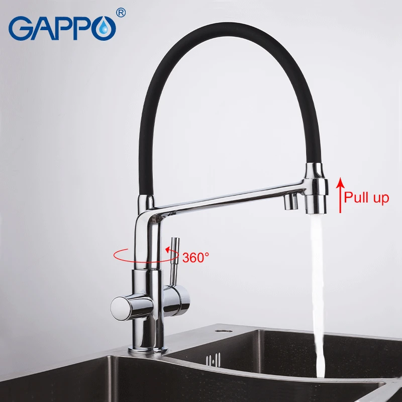 Смеситель для кухни GAPPO кухонный кран с фильтрованной водой на раковину |