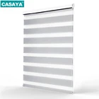 Роликовые шторы на заказ, двухслойные жалюзи с принтом зебры, для спальни, гостиной