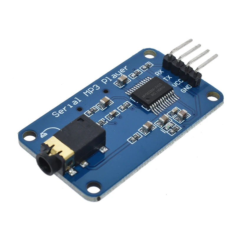 YX5300 UART ttl последовательное управление MP3 музыкальный плеер модуль Поддержка MP3/WAV Micro SD/SDHC карты для Arduino/AVR/ARM/PIC 3,2-5,2 В DC