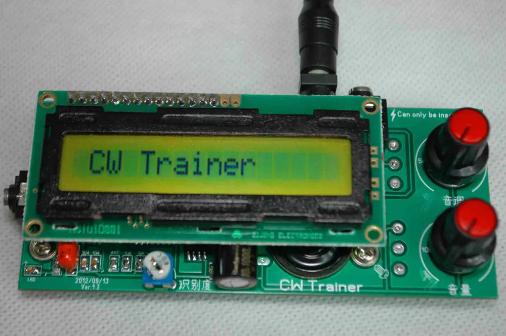 New CW Trainer Decoder Morse Code Audio Decoding Practice | Электронные компоненты и принадлежности