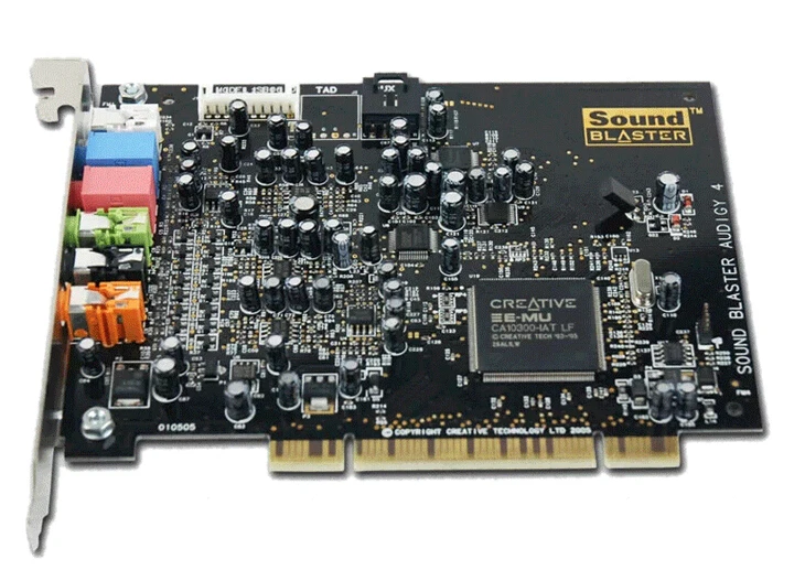 Бесплатная доставка Новая креативная звуковая карта 7 1 Audigy 4 II PCI Настольная