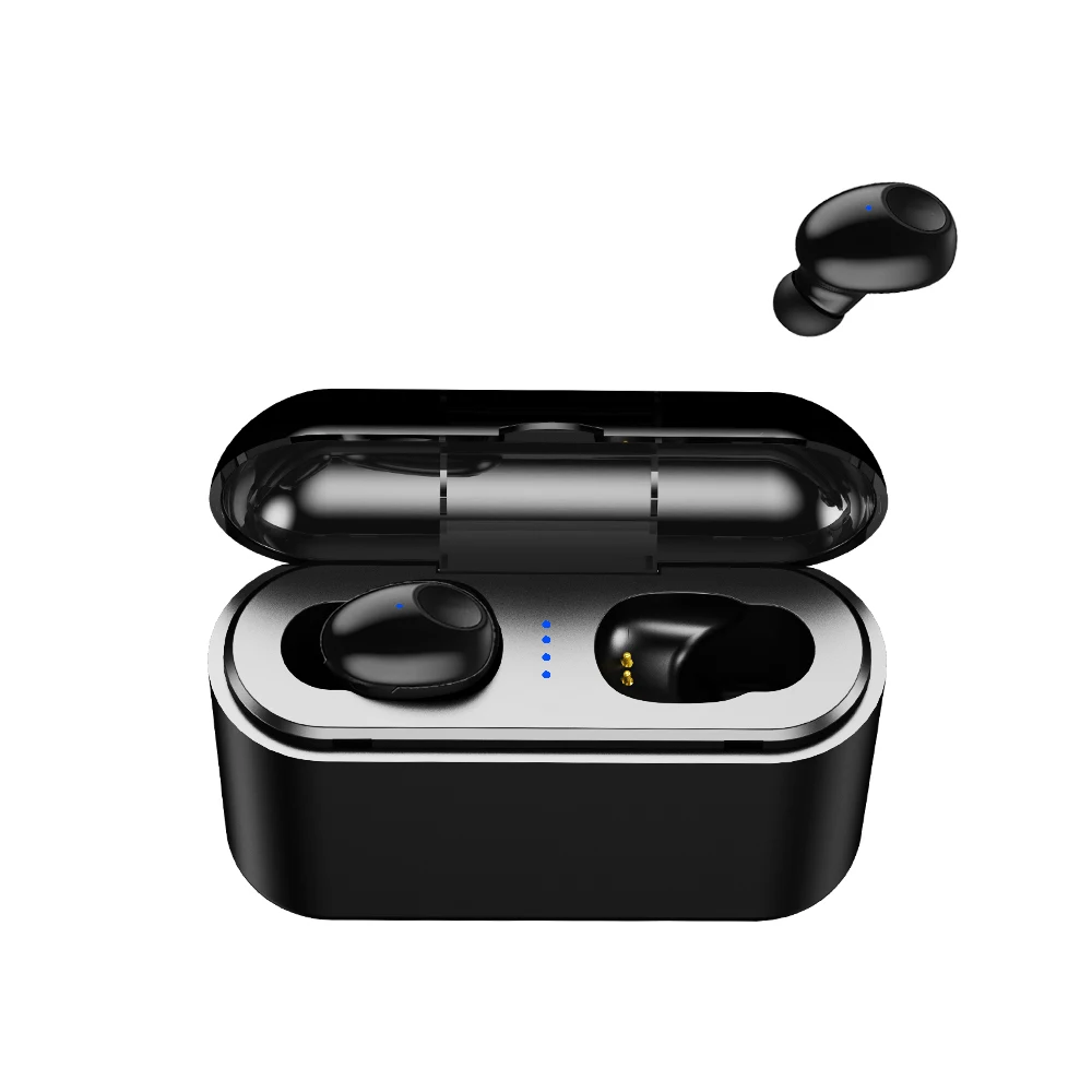 

ECHILI Double Wireless Earbuds TWS 5.0 Earphones Deep Bass Bluetooth Headsets Hands-free for iPhone Samsung Xiao mi Android TV
