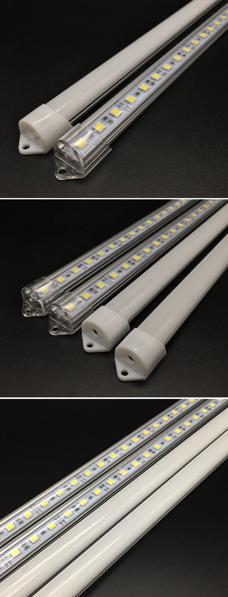Lightbox expert 2 шт* 50 см с фабрики 50 см AC 12 в 36 SMD rgb 5050 led бар жесткая полоса света с U алюминий+ крышка бесплатно