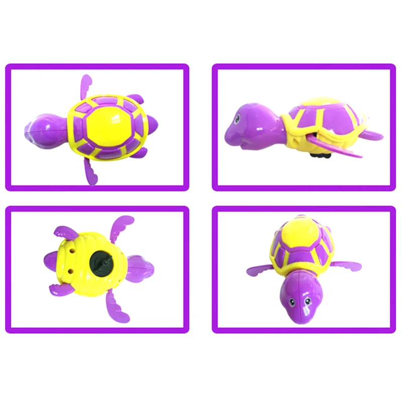 Baby Bath Toy Swim Bath Turtle Play Water Wind-up Chain Clockwork Children Bathing Cute cartoon Animal Classic Toys CL5672
