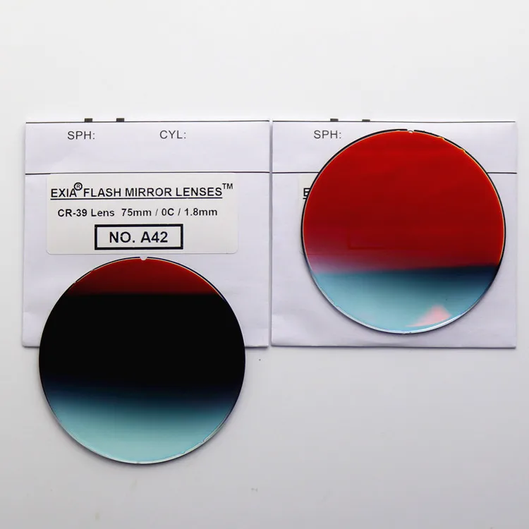 Красные зеркальные блестящие Зеркальные покрытия EXIA A42 модные солнцезащитные