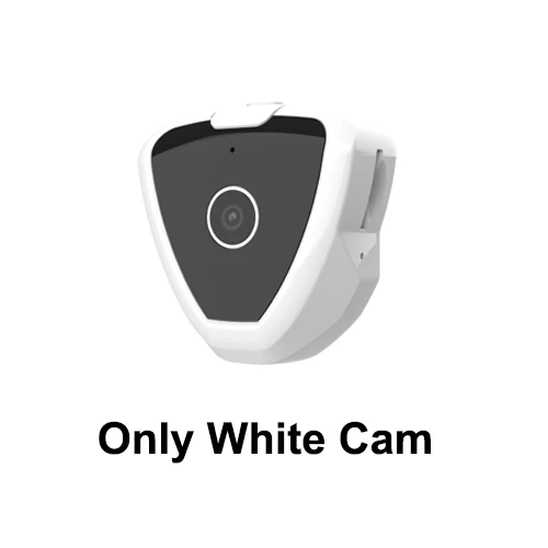 White Cam Мини-камера HD 720 P, беспроводная, Wifi, IP, микро видеокамера, камера наблюдения, ночное видение, движения, обнаруживает, портативная, Домашняя безопасность - Цвет: White Cam