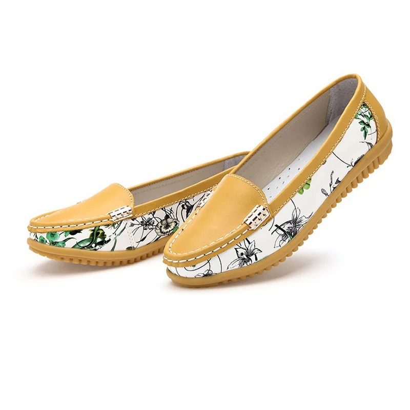 Туфли YAERNI женские из натуральной кожи лоферы на плоской подошве без застежки