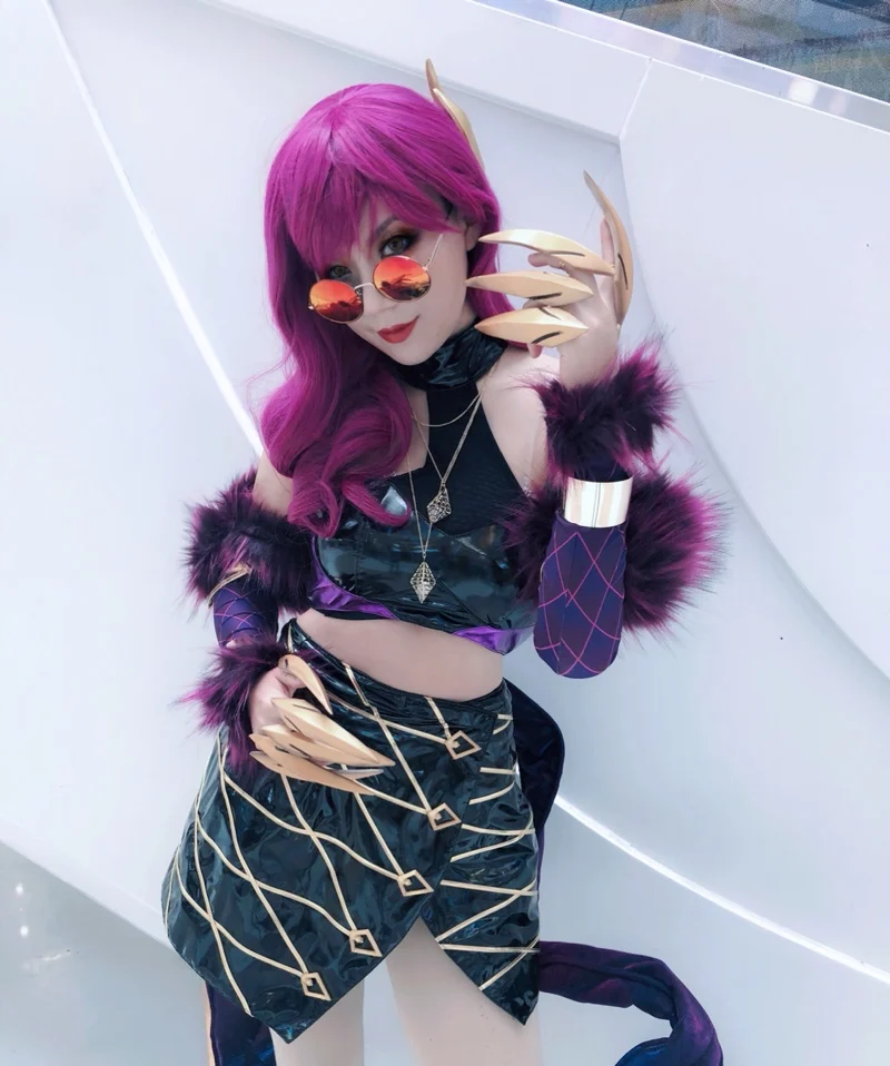 [По индивидуальному заказу] 2018 игры Лига Легенд K/DA кДа Evelynn косплей костюм PU