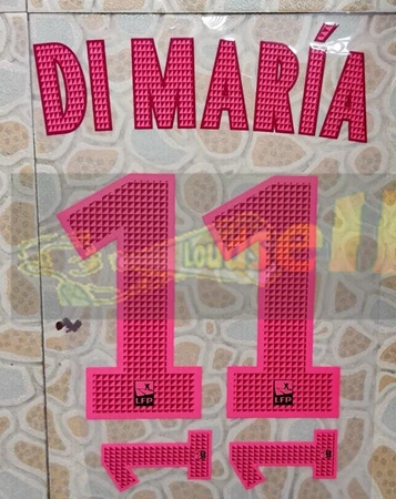 Brass От MBAPPE NEYMAR JR MATUIDI DI MARIA CAVANI DRAXLER VERRATTI PASTORE T. SILVA LAVEZZI BEN ARFA nameset нашивка - Color: Brass