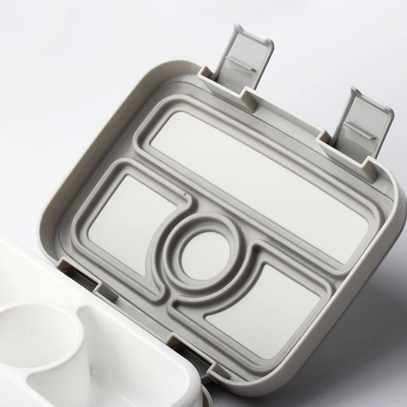 Бесплатный Ланч бокс для детей с отделением Microwavable мультфильм Bento box Герметичный