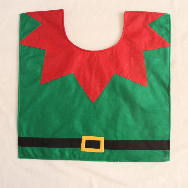 Рождественский туалетный набор для унитаза эльф из трех предметов