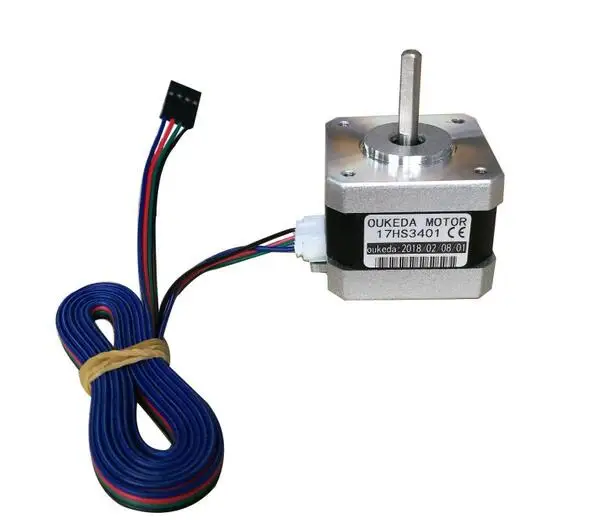 17HS3401 4 свинцовый Nema 17 шаговый двигатель 42 двигателя 42bygh 1.3A CE ROSH iso cnc лазерный и 3D