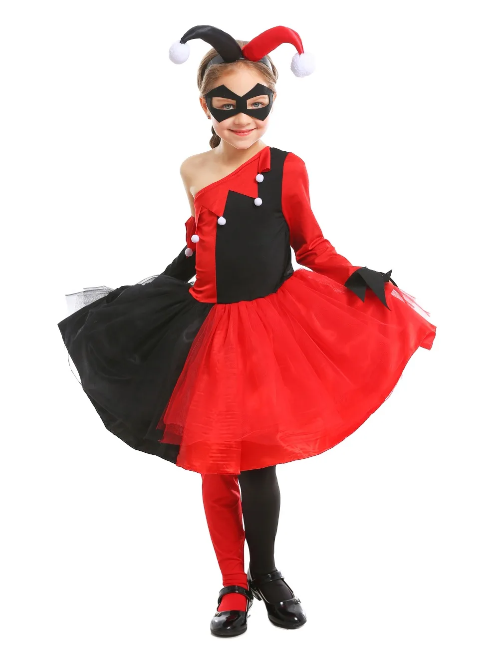 Halloween Kids Costume Girls Cosplay Funny Clown Harry Movie Fancy Dress Children Party Costumes Role-playing dance performance |