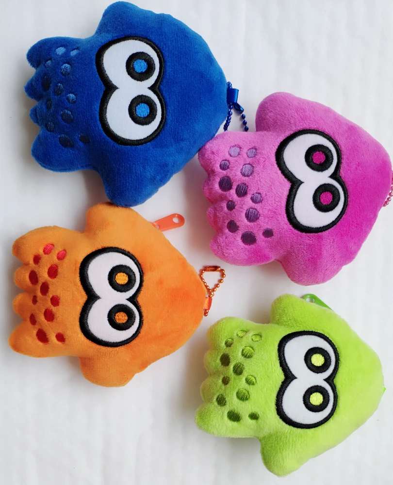 Набор из 4 новых Splatoon кальмар плюшевая подушка серии оригинальная игрушка цвета