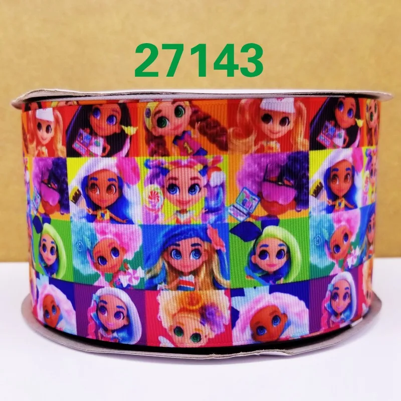 Free shipping 50 yard cartoon printed grosgrain ribbon 27019 | Дом и сад