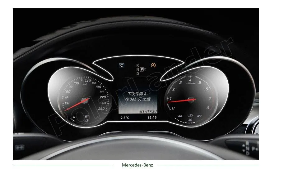 Защитная пленка для приборной панели M ercedes B enz GLK GLC New C E class GLA защитная панели|glc| |