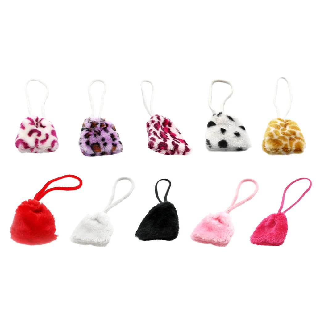 

Fashion Lovely Plush Doll Accessories Winter Mini Bag For Doll Accessoris