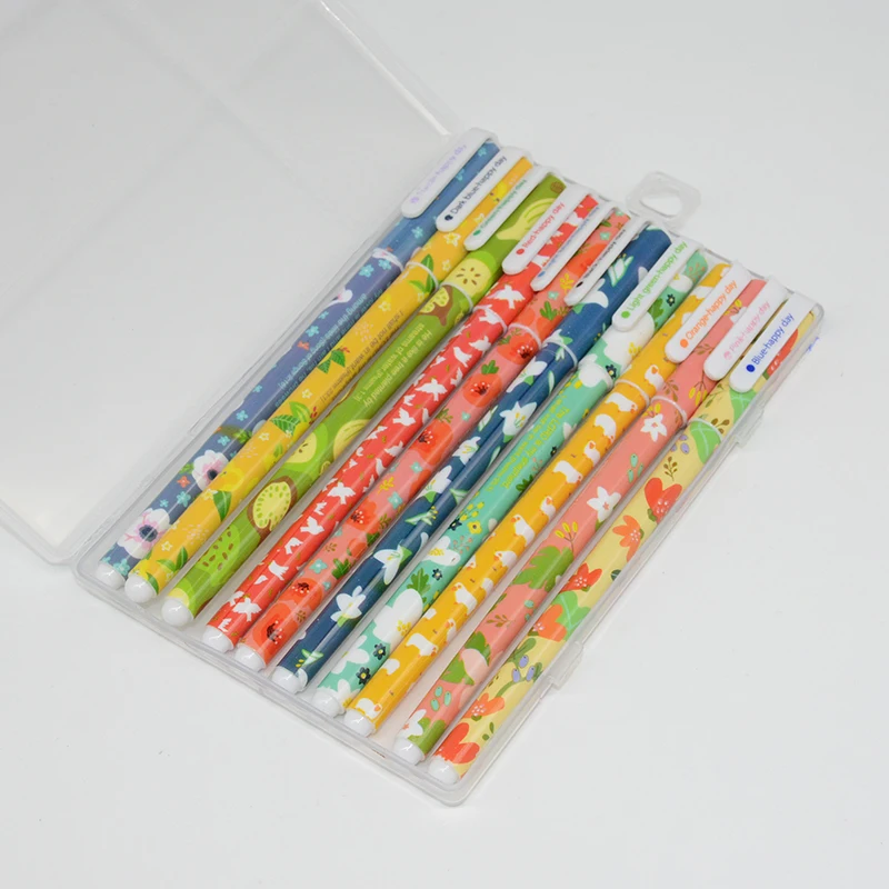 

6/10 pcs gel pen lapiz korean pens caneta gato penne scuola boligrafos de colores lapiceros creativos lote papeterie stylos