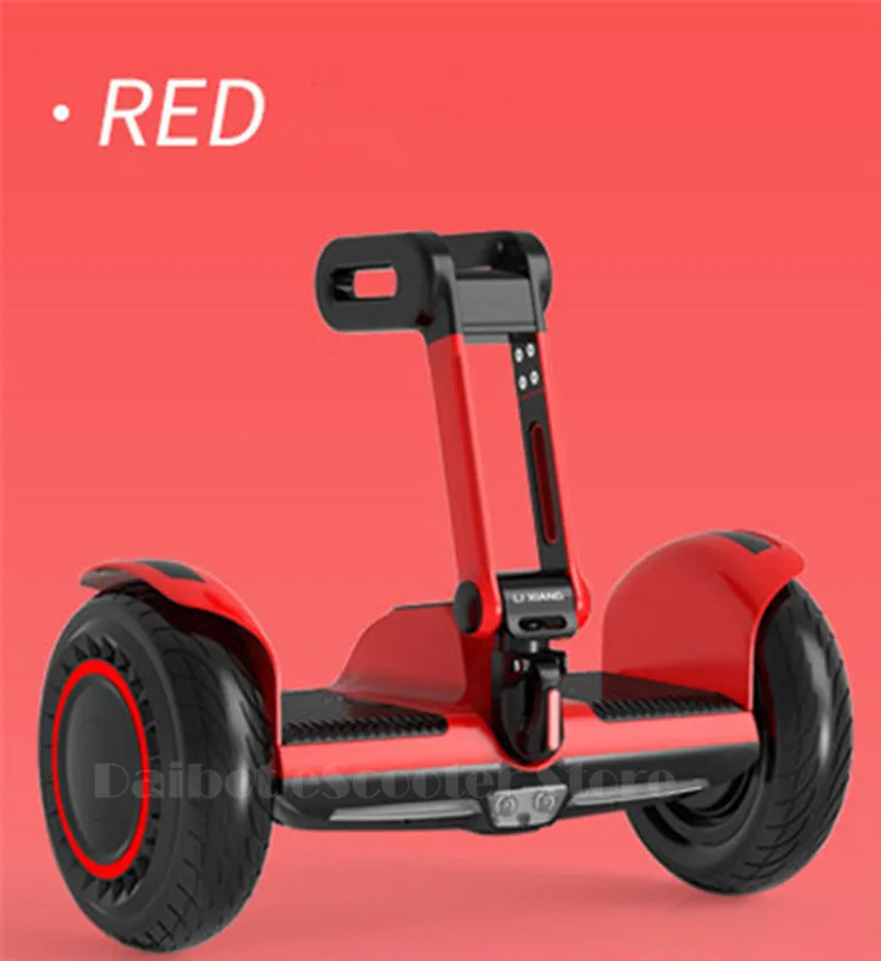 Red Daibot портативный Электрический скутер 10 дюймов самобалансирующиеся скутеры 250 Вт* 2 36 В внедорожный Ховерборд для детей приложение/Bluetooth динамик - Цвет: Red