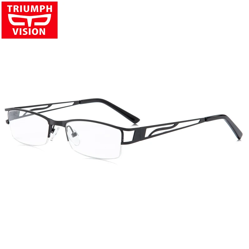 Очки TRIUMPH VISION с полуободковой оправой для мужчин рецептурные мужские