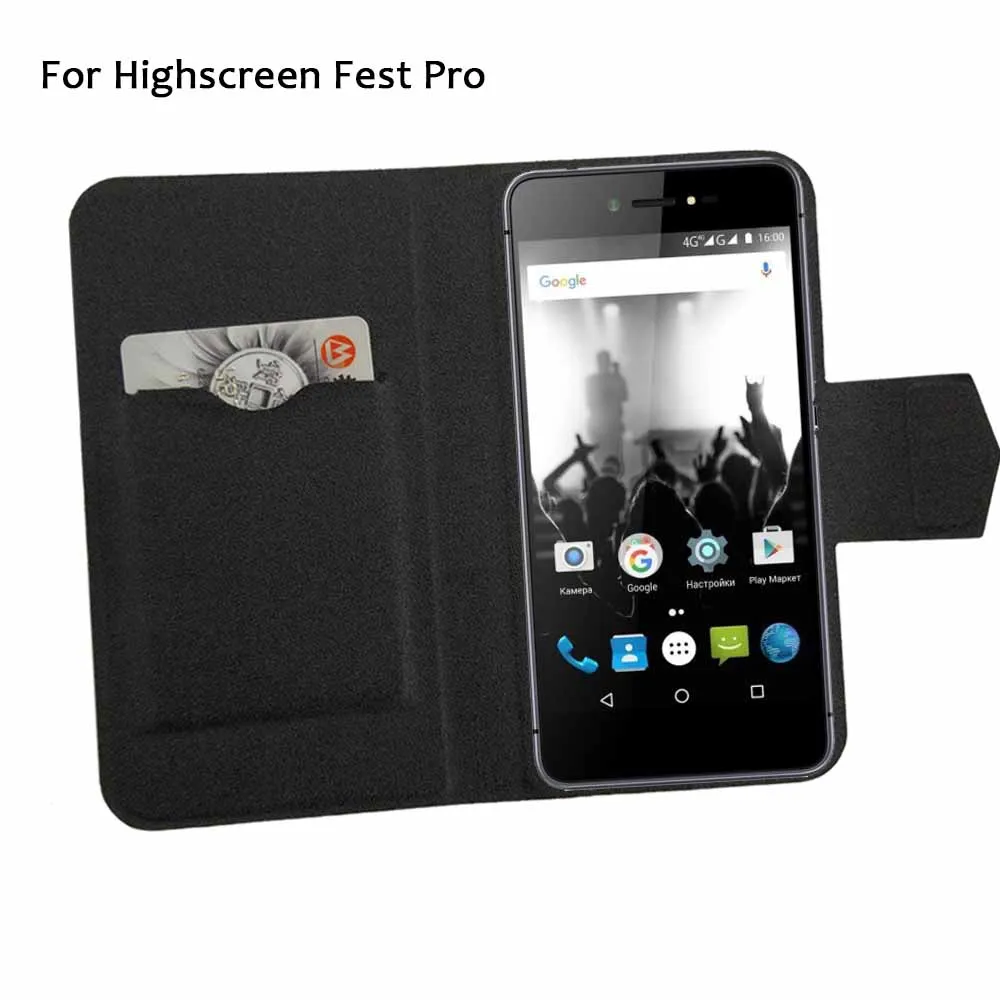 5 цветов Лидер продаж! Highscreen Fest Pro Чехол для телефона кожаный чехол роскошный с