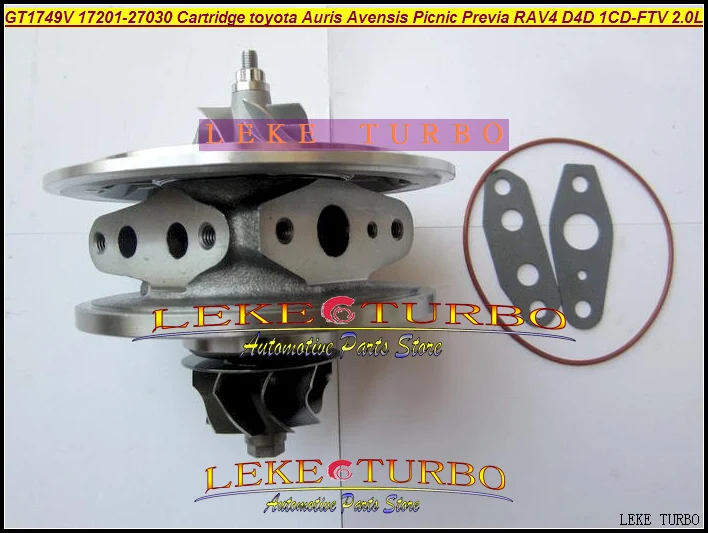 Турбокомпрессор CHRA GT1749V 17201-27030 721164 Для TOYOTA Auris Avensis для пикника Previa RAV4 D4D 021Y 1CD-FTV 2.0L |