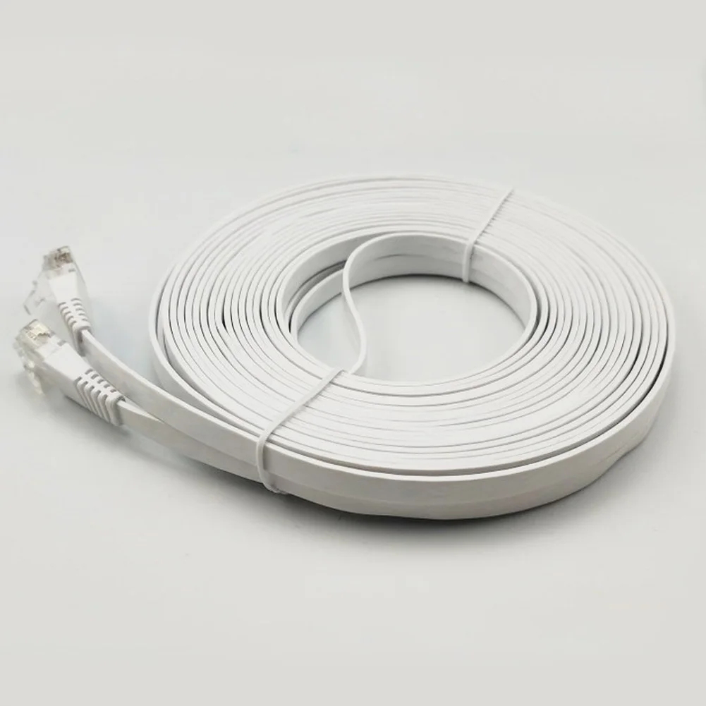 50 футов (15 метров) RJ45 компьютер Ethernet прочный сети Cat 6 плоский кабель| |