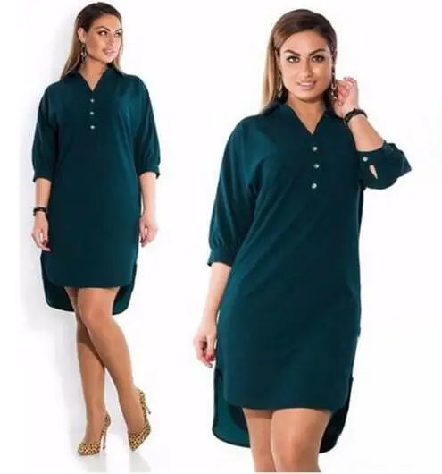 Блузка женская шифоновая свободного покроя с длинным рукавом 6XL/4XL/5XL|plus size shirts