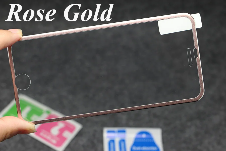 Для Apple iPhone XS MAX XR X 7 8 6 6S Plus 3D полное покрытие край из титанового сплава ограниченная металлическая рамка Защита экрана закаленное стекло