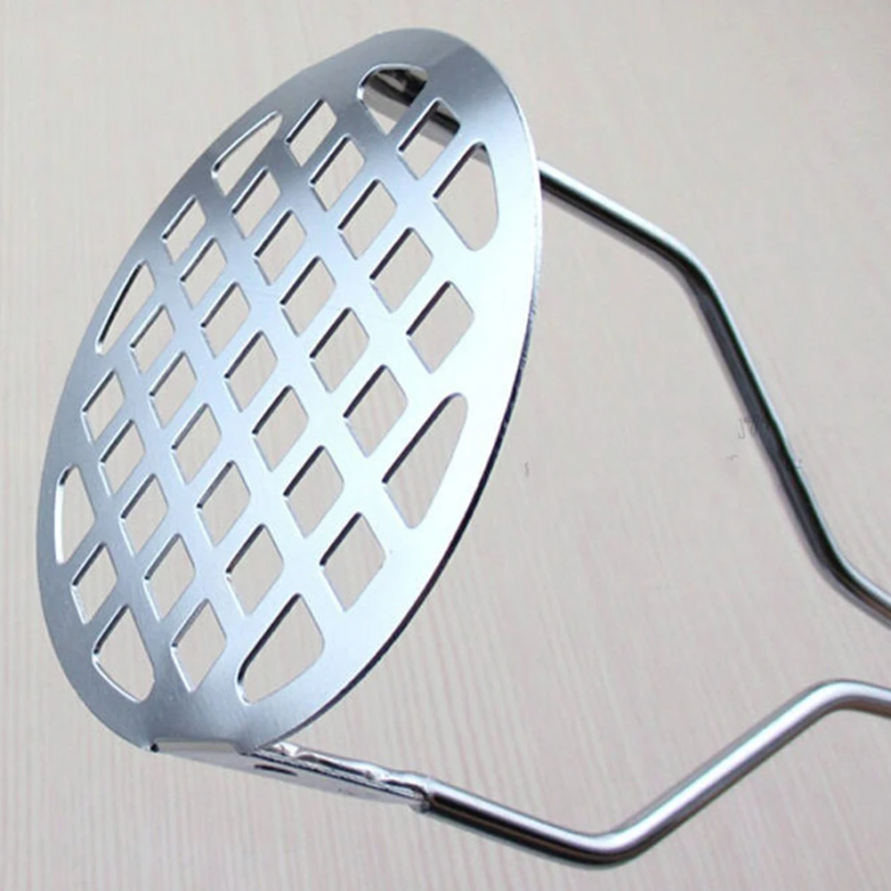 Stainless Steel Kitchen Vegetable Potato Masher Ricer Puree Juice Maker Fruit Pusher Smooth Mashed Crusher Tool | Дом и сад