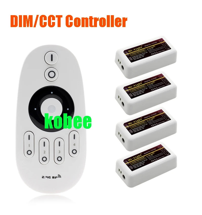Mi светильник IOS Android Wi Fi контроллер/4 зоны DC12 24V Температура/Яркость диммер CW полоса