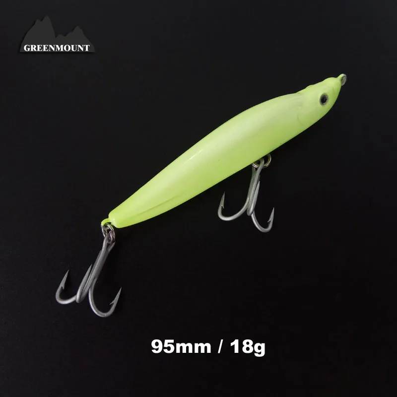 Оптовая продажа-1 шт. 18gX9.5cm опускается на дно рыболовная приманка Минноу жесткий с