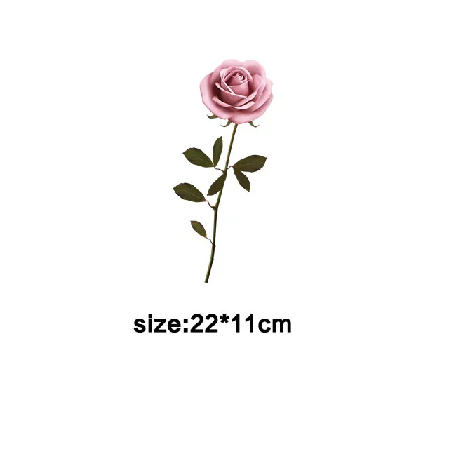 Flower-4 Нашивки в виде цветка лотоса для одежды с утюгом, переводные наклейки, термоколлагенты, футболка, платье, сделай сам, термоклеи, ropa - Цвет: Flower-4