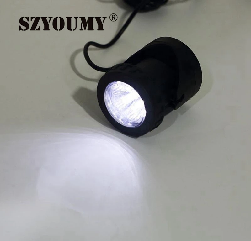 SZYOUMY Солнечный 6 LED открытый сад пейзаж ярд пятно света Газон лампа прожектор 30 шт